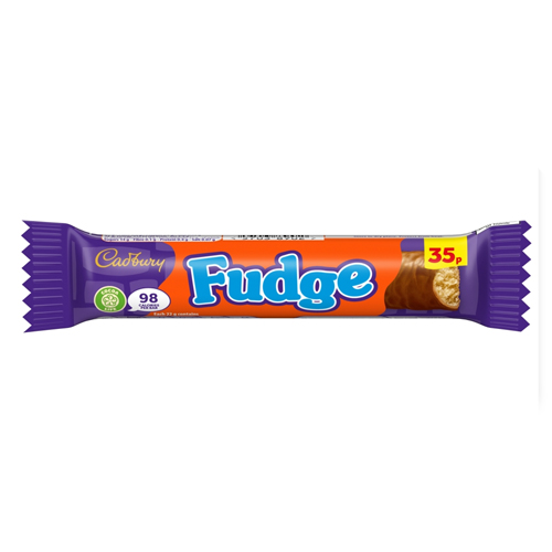 CADBURY FUDGE CHOCOLATE BAR PMP 39P 22G