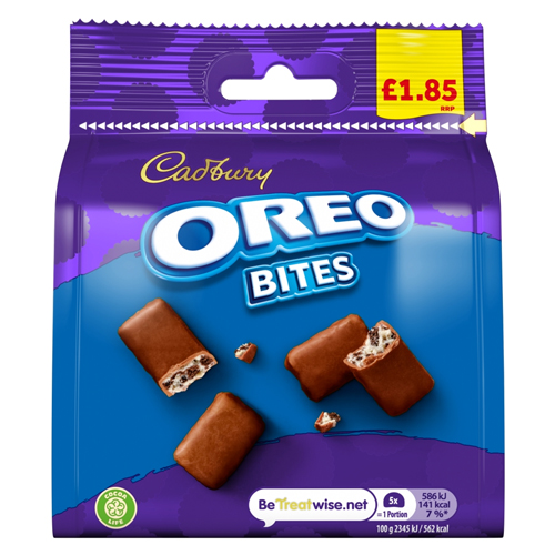 CADBURY OREO BITES CHOCOLATE PMP £1.85 85G