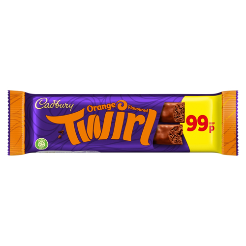 CADBURY TWIRL ORANGE PMP 99P 43G