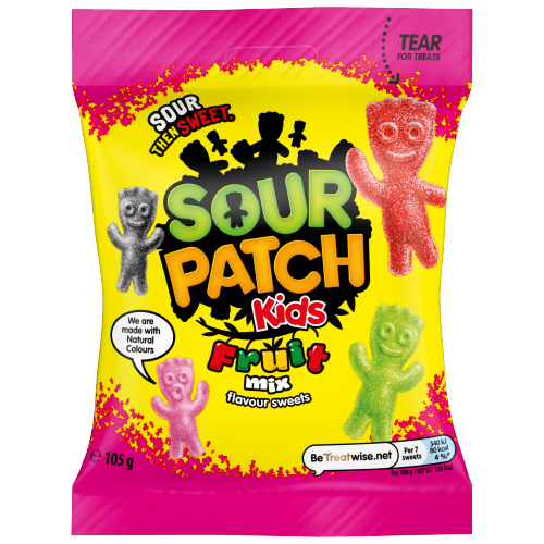 SOUR PATCH KIDS FRUIT MIX POUCH 105G