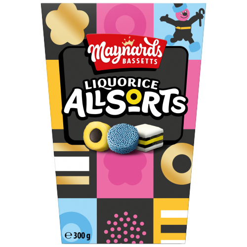 MAYNARDS BASSETTS LIQUORICE ALLSORTS 300G-XMAS