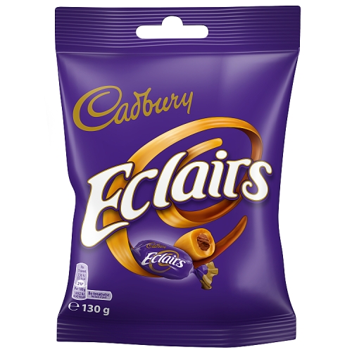 CADBURY ECLAIRS CLASSIC CHOCOLATE BAG 130G