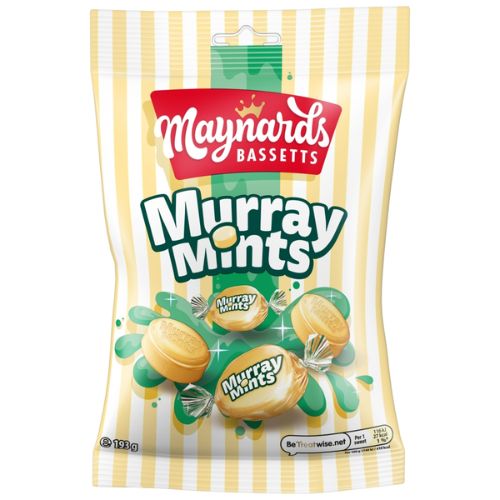 MAYNARDS BASSETTS MURRAY MINTS SWEETS BAG 193G