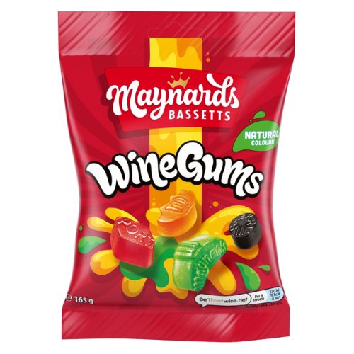 MAYNARDS BASSETTS WINE GUMS 165G