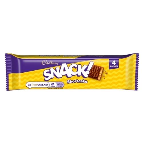 CADBURY SNACK SHORTCAKE CHOCOLATE BISCUIT 40G