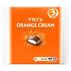FRY'S ORANGE CREAM CHOCOLATE BAR 3PK 147G