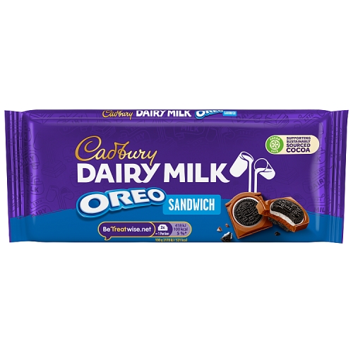CADBURY DAIRY MILK OREO S & WICH BLOCK 96G