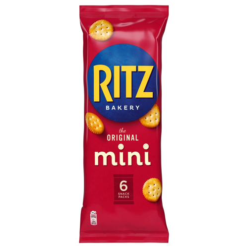 RITZ MINI ORIGINAL CRACKERS 6PK 150G
