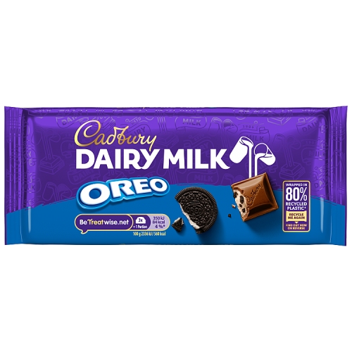 CADBURY DAIRY MILK WITH OREO CHOCOLATE BLOCK 120G