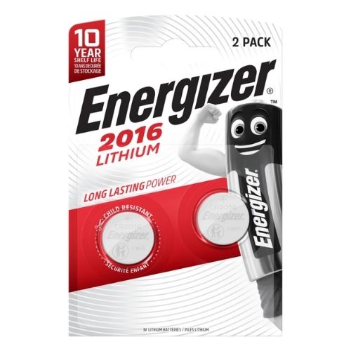 ENERGIZER LITHIUM CR2016 2PK