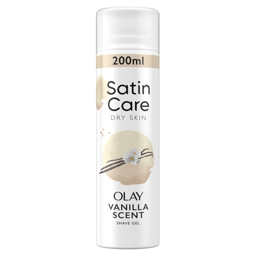 VENUS SATIN CARE OLAY VANILLA CASHMERE SHAVE GEL 200ML