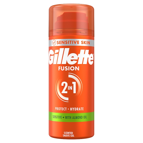 GILLETTE FUSION ULTRA SENSITIVE SHAVING GEL 75ML