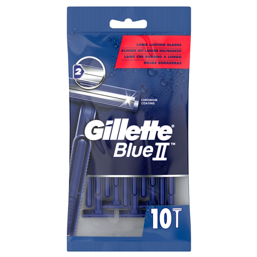 GILLETTE BLUE 2 DISPOSABLE RAZOR 10PK