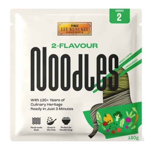 LEE KUM KEE 2 COLOUR NOODLES 6X 180G