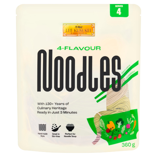 LEE KUM KEE 4 COLOUR NOODLES 6X 360G