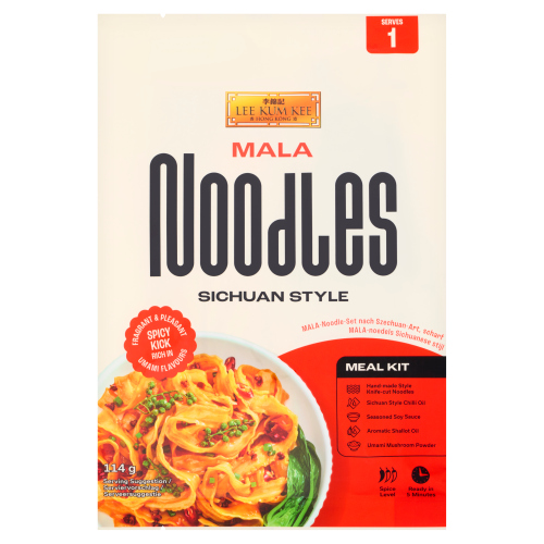 LEE KUM KEE MALA NOODLE KIT  6X 112.5G