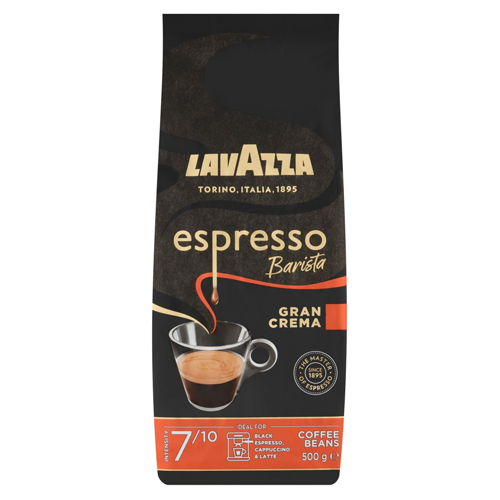 LAVAZZA ESPRESSO BARISTA GRAN CREMA COFFEE BEANS 12X 500G