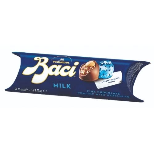 BACI MILK CHOCOLATE TUBE 3PK 37.5G