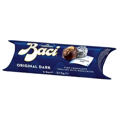 BACI ORIGINAL DARK CHOCOLATE TUBE 3PK 37.5G