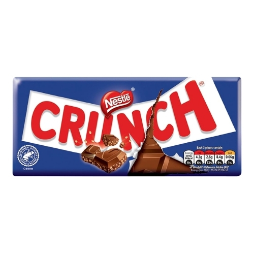CRUNCH MILK CHOCOLATE SHARING BAR 100G
