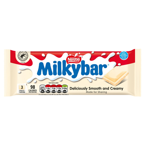 MILKYBAR WHITE CHOCOLATE BLOCK 90G