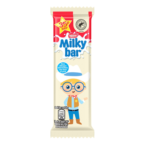 MILKYBAR KID WHITE CHOCOLATE BAR PMP 35P 12G
