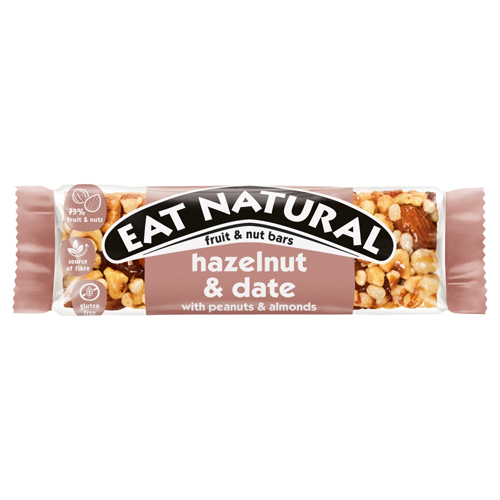 EAT NATURAL RAW HAZELNUT DATE & PEANUT 40G