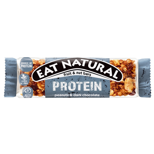EAT NATURAL PROTEIN PEANUTS & DARK CHOCOLATE FRUIT & NUT BARS 40G
