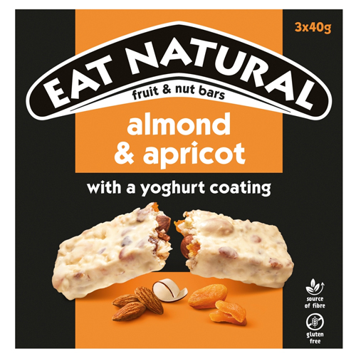 EAT NATURAL ALMOND APRICOT & YOGURT 3PK 40G