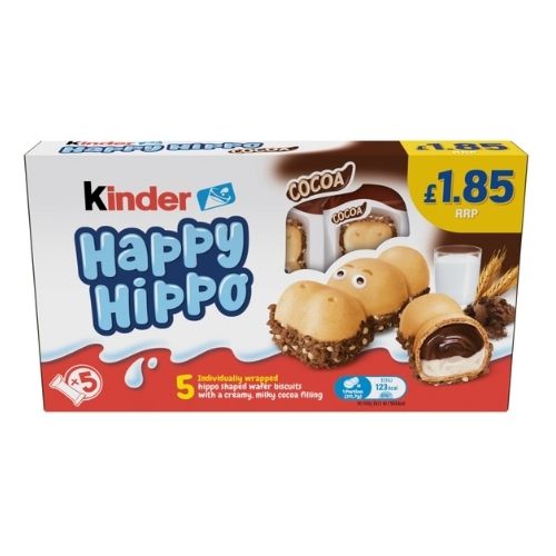 KINDER HAPPY HIPPO BISCUIT PMP £1.85 103.5G