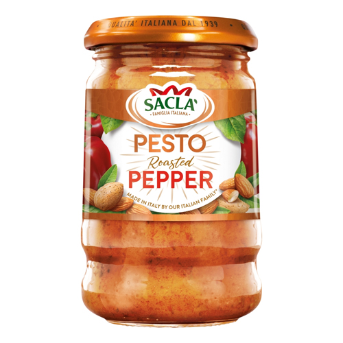 SACLA ROASTED PEPPER PESTO NO.4 190G