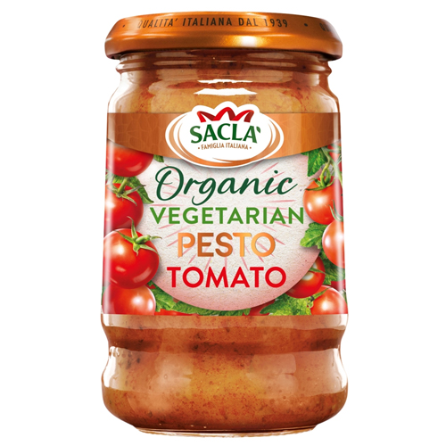 SACLA ORGANIC VEG PESTO NO.6 TOMATO 190G