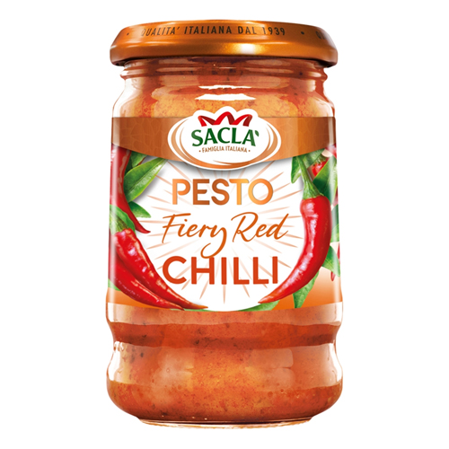 SACLA PESTO FIERY RED CHILLI 190G