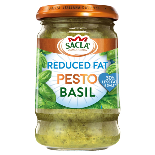 SACLA REDUCED FAT BASIL PESTO 190G