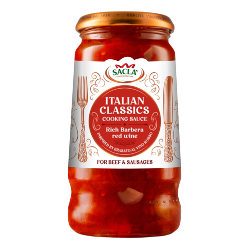 SACLA BARBERA SAUCE WITH RICH BARBERA RED WINE 350G