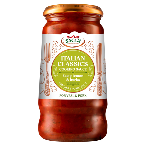 SACLA OSSO BUCO SAUCE WITH ZESTY LEMON & HERBS 350G