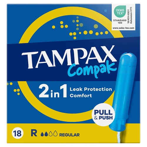 TAMPAX COMPAK REGULAR SRP 18PK