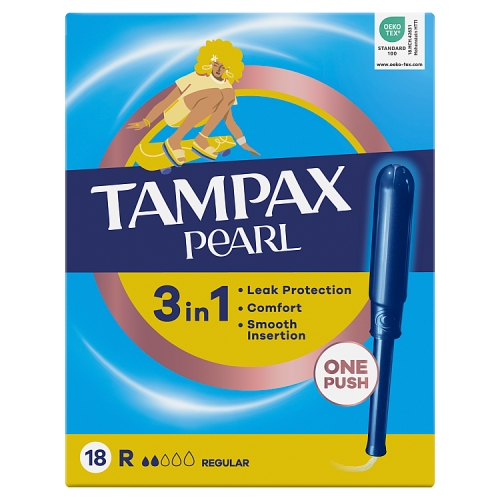 TAMPAX PEARL REGULAR 18PK