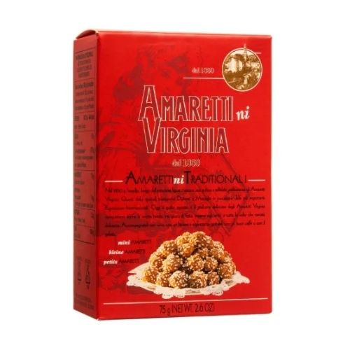 AMARETTI VIRGINIA CRUNCHY AMARETTI SMALL BOX 75G