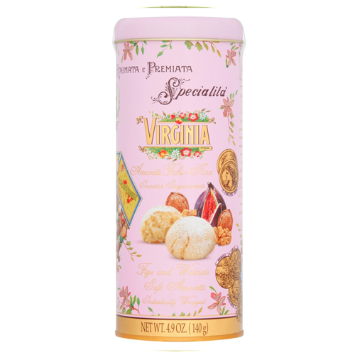 AMARETTI VIRGINIA FIG & WALNUT BISCUIT TIN 12X140G