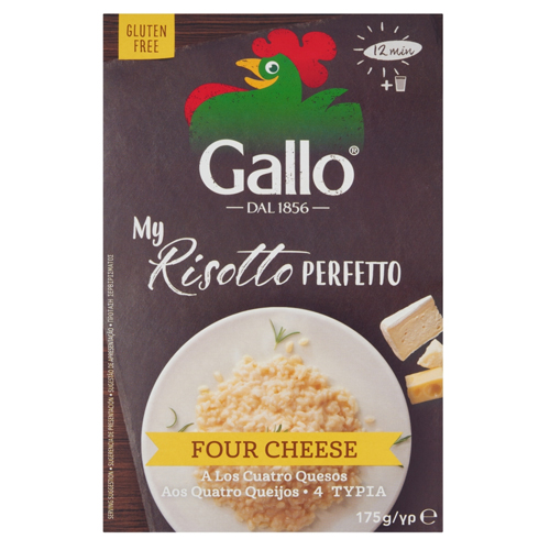 RISO GALLO MY PERFETTO RISOTTO 4 CHEESE 175G