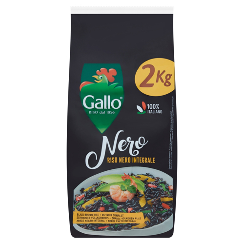 RISO GALLO BLACK WHOLEGRAIN RICE 2KG