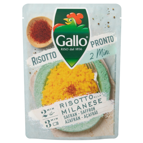 RISO GALLO RISOTTO PRONTO SAFFRON 250G