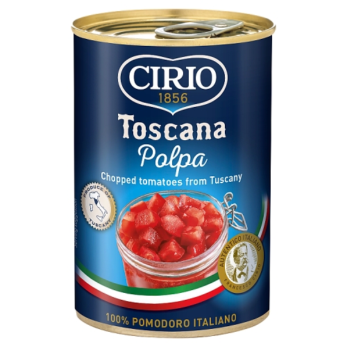 CIRIO POLPA TUSCAN CHOPPED TOMATOES 400G