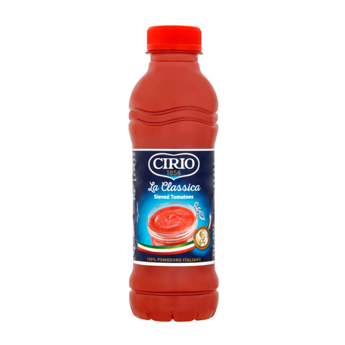 CIRIO LA CLASSICA SIEVED TOMATOES 540G