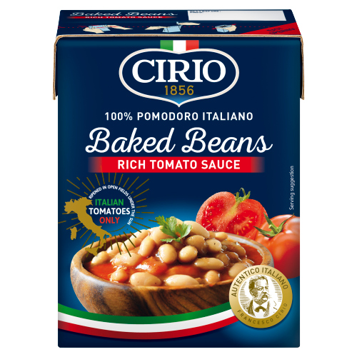 CIRIO RICH TOMATO SAUCE BAKED BEANS 380G