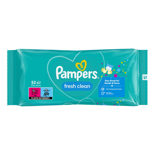 PAMPERS BABY WIPES SCENTED 52S