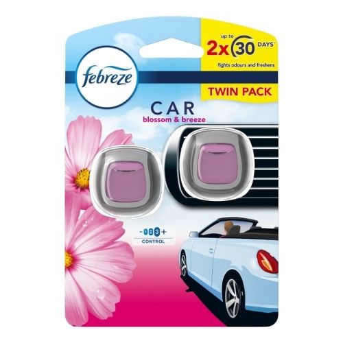 FEBREZE CAR CLIP TWIN PACK BLOSSOM 4ML