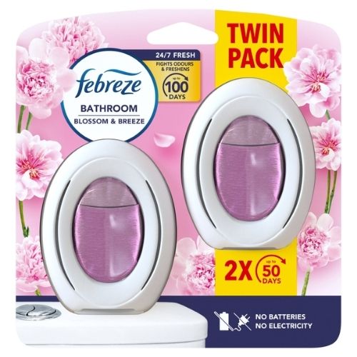 FEBREZE BATHROOM AIR FRESHENER BLOSSOM 2PK 7.5ML