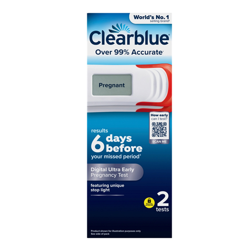 CLEARBLUE DIGITAL ULTRA EARLY PREGNANCY TEST 2CT